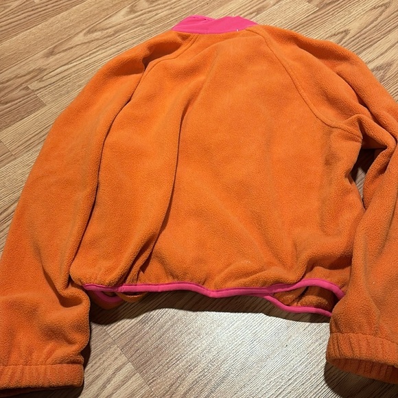 🔴 Hippie Rose Pullover- button down with small zipper- pink and orange- small - Picture 6 of 6